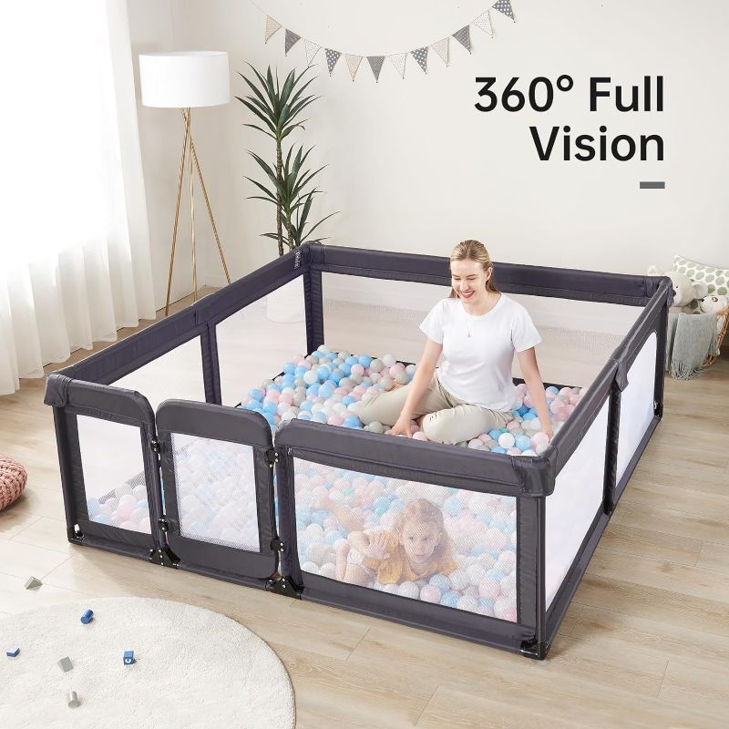 Photo 1 of Baby Playpen,Large Playpen for Babies and Toddlers