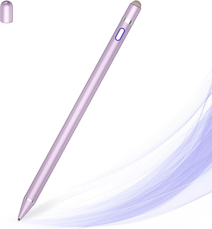 Photo 1 of Active Stylus Pen for Touch Screens, Dual Pen Tips for i-OS & Android Drawing & Writing, High Precise Digital Pencil for A-pple i-Phone 15/14/13/12/11/X/8/7/6, i-Pad Air/Pro/Mini, Tablet/Sam-Sung
