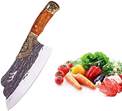 Photo 1 of  Sharp Kitchen Knife,8" Japanese Chef Knife,High Carbon Steel Gyuto Japanese Kitchen Knife,Hand Forged Chefs Knives with Rosewood Handle for Meat Vegetables Cutting in Home and Restaurant
