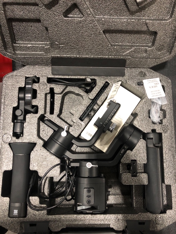 Photo 2 of DJI Ronin-SC - Camera Stabilizer, 3-Axis Handheld Gimbal for DSLR and Mirrorless Cameras, Up to 4.4lbs Payload, Sony, Panasonic Lumix, Nikon, Canon, Lightweight Design, Cinematic Filming, Black