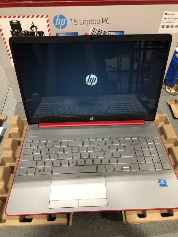 Photo 2 of HP Newest Pavilion Intel Pentium Silver N5000 4GB 128GB SSD Windows 10 Laptop Red