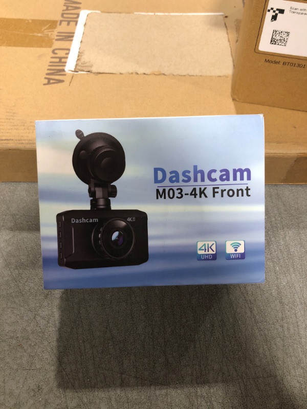 Photo 2 of 4K Dash Cam Front Built-in WiFi, WANLIPO Dash Camera for Cars with 3" IPS Screen, Car Camera with 64GB SD Card, 2160P Dashcam for Cars with App Control, G-Sensor, Loop Recording,24H Parking Monitor
