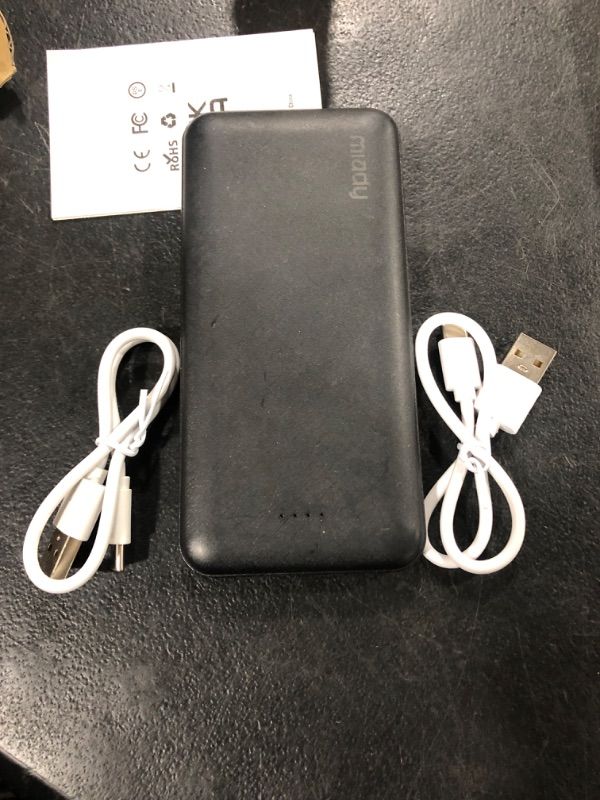 Photo 1 of Power Bank with 10000mAh Capcity, Portable and Compact Battery with Quick Charge USB3.0, Type-C Power Delivery (PD), and USB Micro