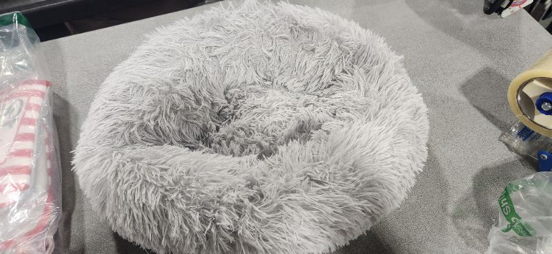 Photo 2 of 50cm Plush Animal Bed- Gray