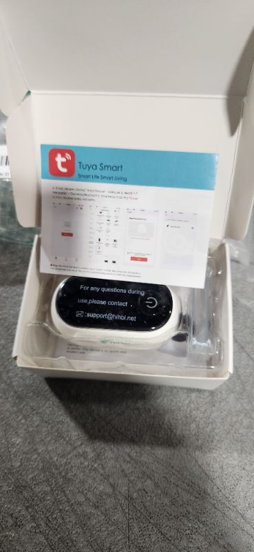 Photo 1 of HIHBI AOJ-70B Pulse oximeter, blood oxygen meter finger (SpO2) with Plethysmograph and Perfusion Index, portable OLED color display and battery included.

