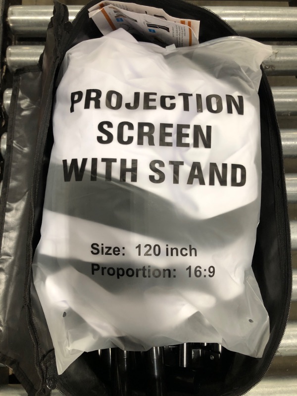Photo 1 of Projector Screen and Stand,Towond 120 inch Outdoor Projection Screen, Portable 16:9 4K HD Rear Front Movie Screen with Carry Bag Wrinkle-Free Design for Home Theater Backyard Cinema 120'' with stand