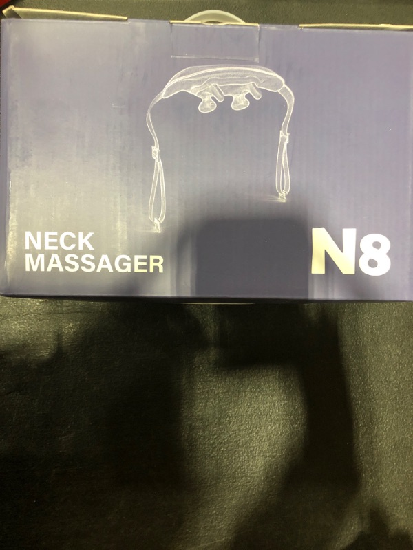 Photo 3 of Neck Massager with Heat, Electric Back Massager for Pain Relief Deep Tissue, Wireless Shoulder Massager Human-Hand-Like Kneading Squeeze Massage Pillow Squeeze Trapezius Muscles Device