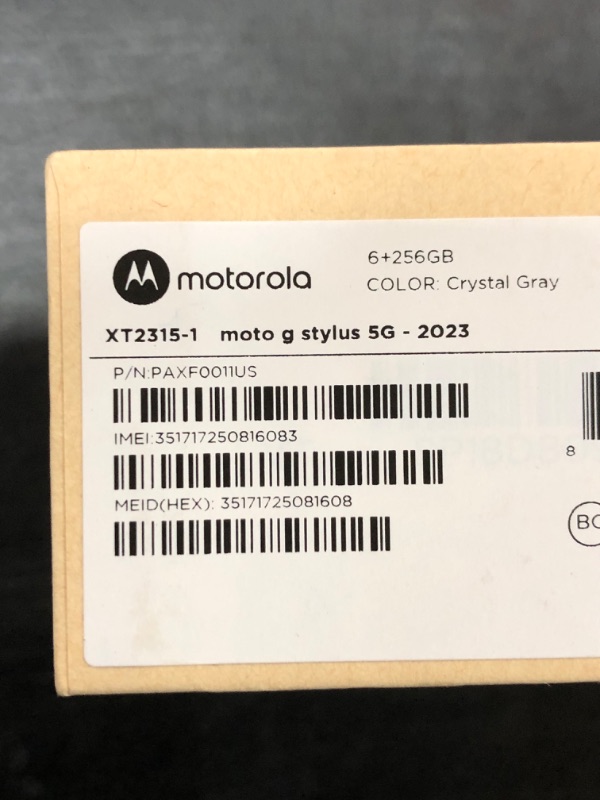 Photo 5 of Motorola Moto G Stylus 5G | 2023 | Unlocked | Made for US 6/256GB | 50 MPCamera | Rose Champagne, 162.83x73.77x9.29