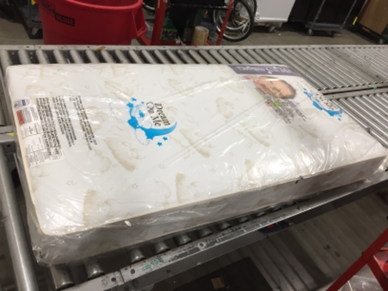 Photo 1 of Dream on Me Twilight 5 in. 80 Coil Spring Crib and Toddler Bed Mattress

