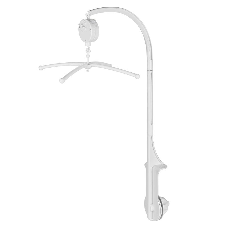 Photo 1 of AGPtek 28 inch Baby Crib Mobile Bed Bell Holder Music Box Holder Arm Bracket Baby Bed Stent Set Nut Screw
