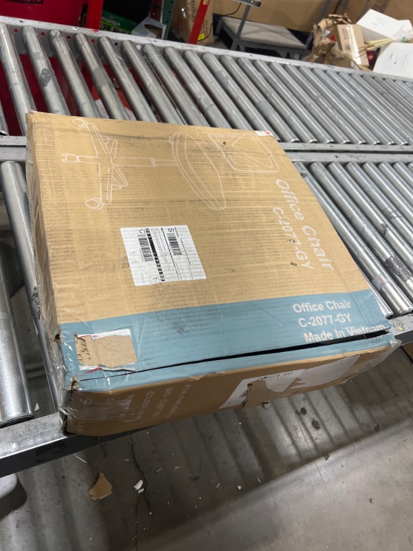 Photo 1 of Desk Chair, Armless Desk Chair, Ergonomic Computer Desk Chair, Small Home Office Chairs Low-Back Mesh Chair, No Armrest Small Mid Back Executive Task Chair with Lumbar Support, Grey Grey Classic