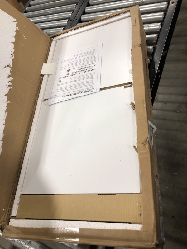 Photo 1 of Furinno Cubicle Open Back Decorative Cube Storage Organizer, 4-Cube, White White 4-Cube, Open back