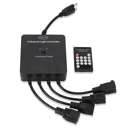 Photo 1 of 4 Channel Light Controller for Holiday Lights Christmas Lights Outdoor Decorations. Create Dazzling Light Displays with Multiple Functions Chasing
