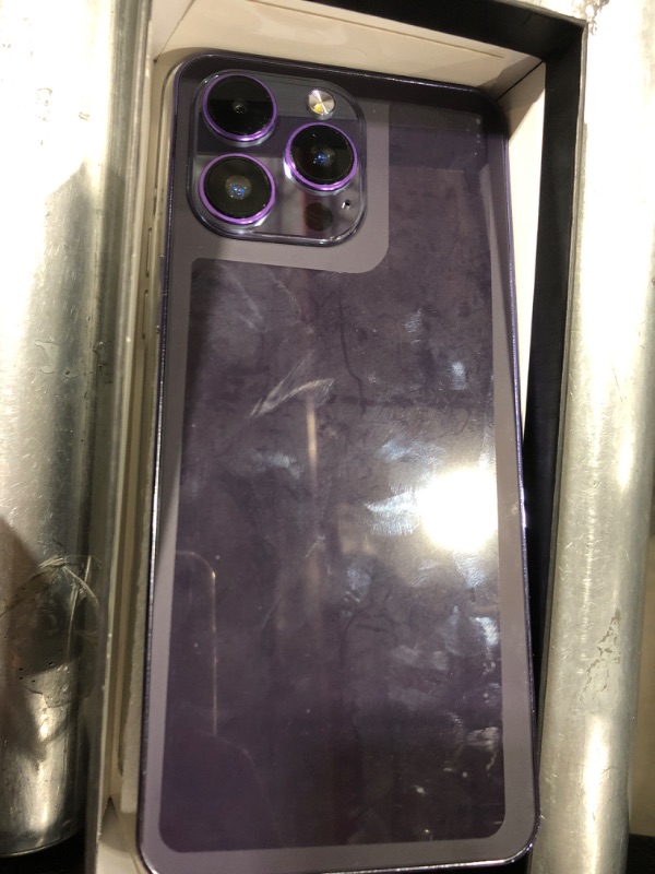 Photo 4 of Echoamo A14 Pro Max 5G Unlocked Cell Phones, 6GB +256GB Unlocked Android 13 Phones, 6.8" FHD+Display 120HzD 64MP Camera, 6800mAh Battery, Dual Sim 5G Unlocked Smartphone-Purple