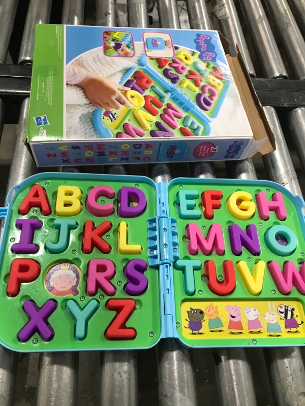 Photo 2 of Peppa Pig Peppa’s Alphabet Case, ABC Toys, Puzzle Preschool Toys for 3 Year Olds and Up