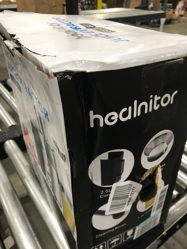 Photo 1 of 1000W 3-SPEED LED Centrifugal Juicer Machines Vegetable and Fruit, Healnitor Juice Extractor with 3.5" Big Wide Chute, Easy Clean, BPA-Free, High Juice Yield, Silver