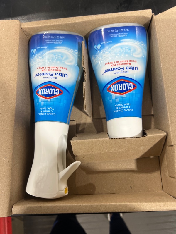 Photo 2 of Clorox Bathroom Ultra Foamer, Fresh Clean, 1 Spray and 1 Refill, 16 Fl Oz Each (Package May Vary)