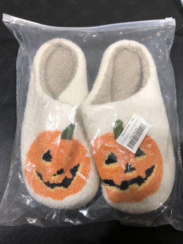 Photo 2 of Christmas Greench Reindeer Slippers Pumpkin Slippers For Women Men,Cute Comfy Bedroom Slippers,Fall Home Slippers House Slippers,Ladies Fuzzy Slippers,Indoor Memory Foam Slippers For Womens Mens SIZE 8