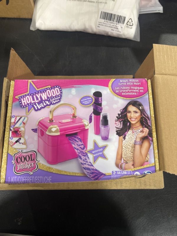 Photo 2 of Cool Maker, Hollywood Hair Extension Maker for Girls with 6 Bonus Extensions (18 Total) and Accessories, Amazon Exclusive Hollywood Hair w/ Bonus AMZX