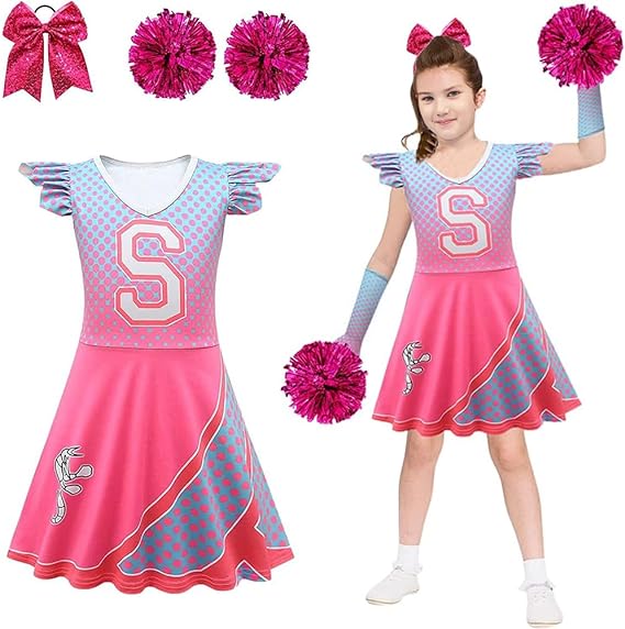 Photo 1 of 140 Ginkago 6pcs Girls Cheerleader Costume