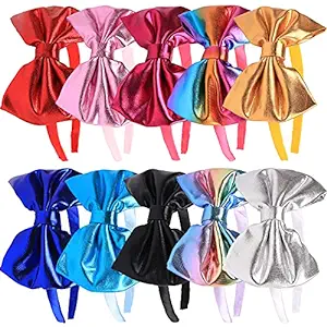 Photo 2 of 10PCS Bows Headbands for Girls, 5inch Mermaid Hair Bows Hairbands for Kids,Toddle Headbands Party Favors,Child Kids Hair Accessories