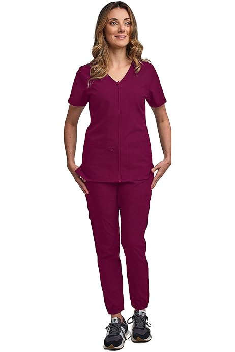 Photo 1 of 4FLEX PINK SCRUB JOGGER SET LARGE 