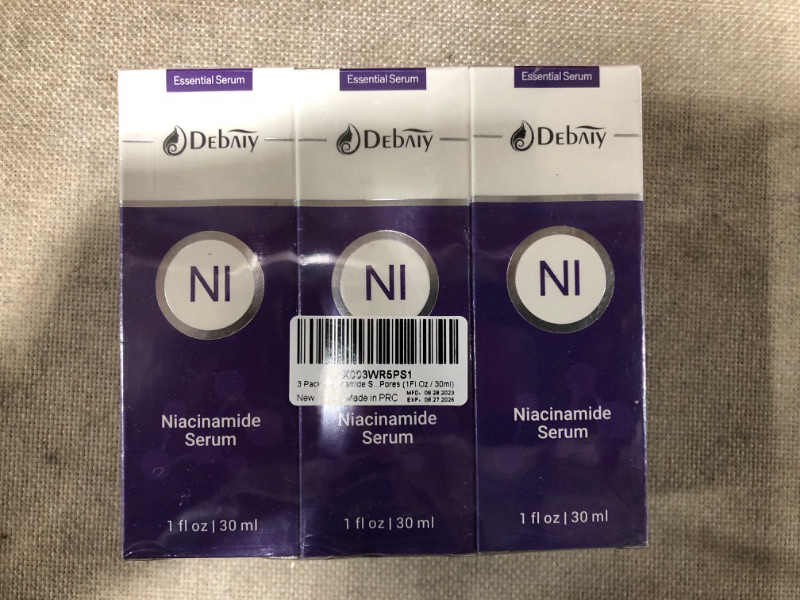 Photo 2 of 3 Pack Niacinamide Serum with Snail Secretion Filtrate for Face Moisturizing Inhibits Melanin & Restore Skin Natural, Anti-Aging and Shrinks Pores (1Fl.Oz / 30ml)