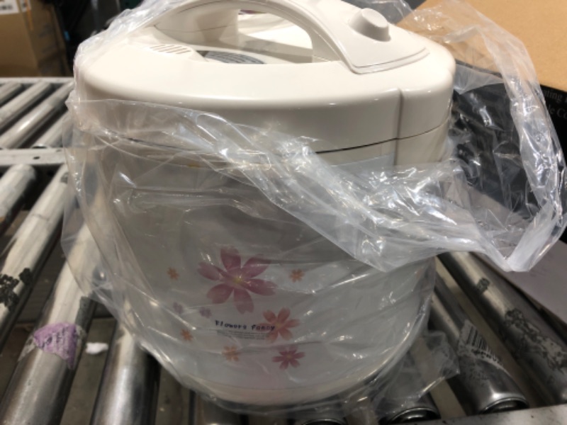 Photo 3 of 20-Cup White Rice Cooker with Steamer and Non-Stick Inner Pot