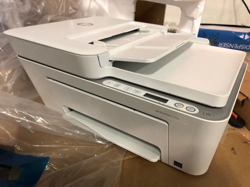 Photo 4 of HP DeskJet 4155e Wireless Color All-in-One Printer & 67XL Tri-Color High-Yield Ink Cartridge | 3YM57AN Printer 