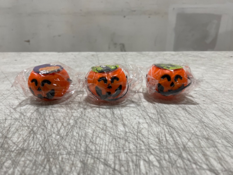 Photo 1 of 12 mini pumpkins with goodies for small children 