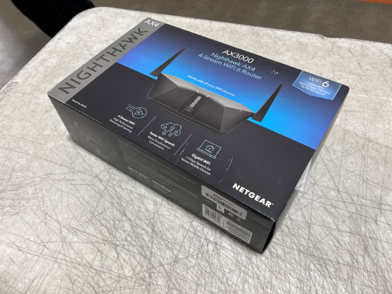 Photo 3 of Netgear AX3000 Nighthawk AX4 4-Stream Wi-Fi 6 Router