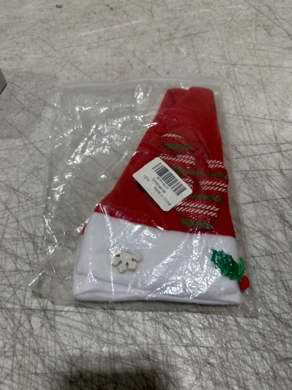 Photo 1 of Axgo 1 Pack Christmas Hats Elk Cap for Children, for Xmas Celebrations and Recreation, Red