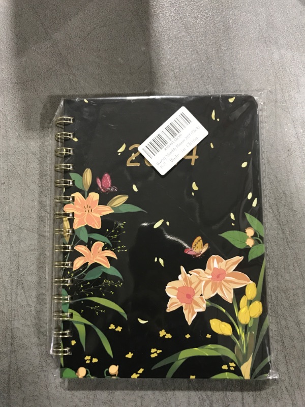 Photo 1 of 2024 Planner, Annecy Weekly ? Monthly Planner 2024, Jan. 2024 – Dec. 2024, 8.5" x 11" Monthly Agenda Planner with Tabs, Waterproof Flexible Cover, Spiral Binding, Double-sided Pocket, Bookmark,Black 8.5"x11" Black