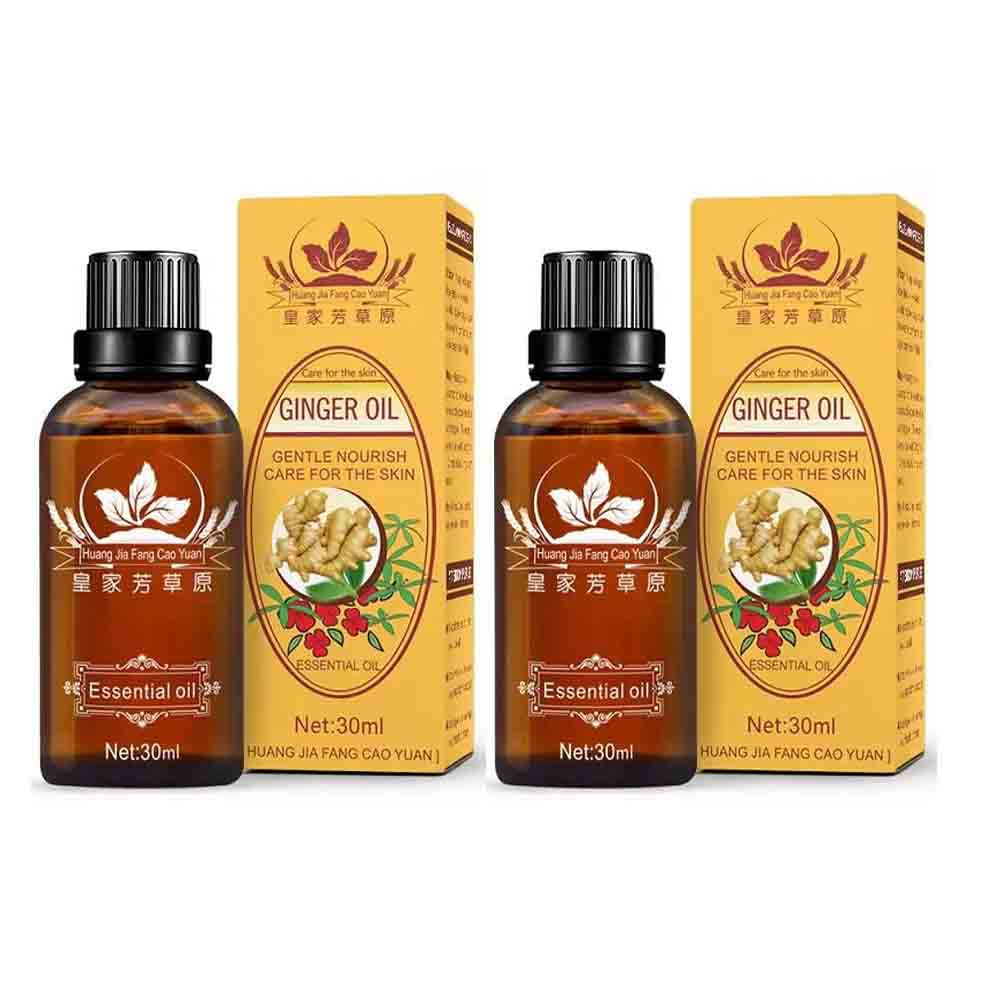 Photo 1 of 2 PACK New Plant Drainage Ginger Essential Oils 100% PURE Natural Oil Antiperspirant Body Care 30ML