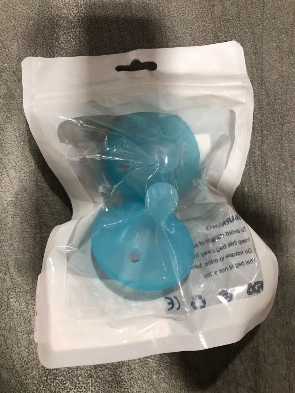 Photo 2 of AWH Dept Natural Pacifiers 0-3 Months and Breastfeeding Baby Essentials (2 Pack) (Blue)
