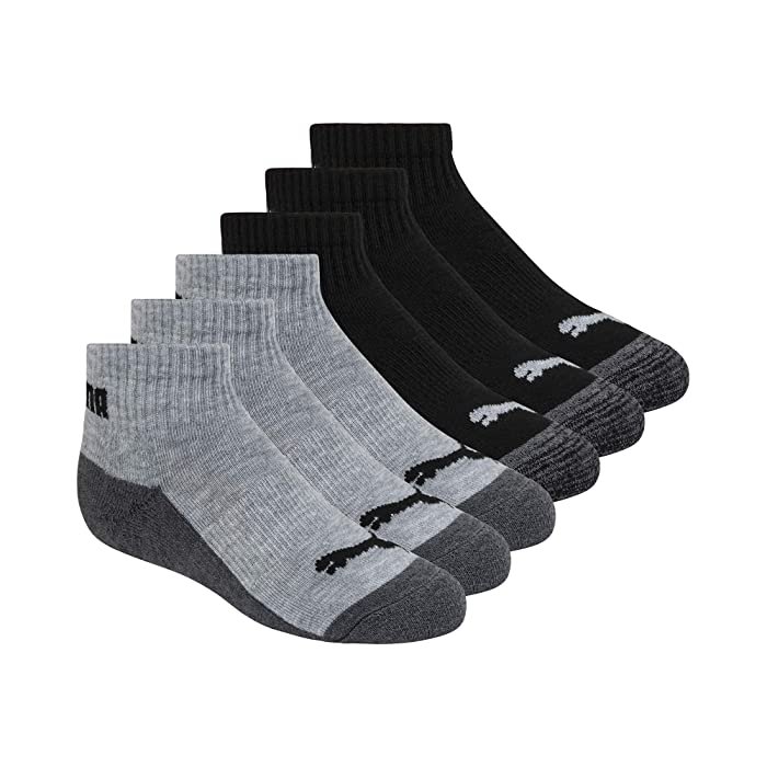 Photo 1 of PUMA 6 Pack Quarter Crew Socks
