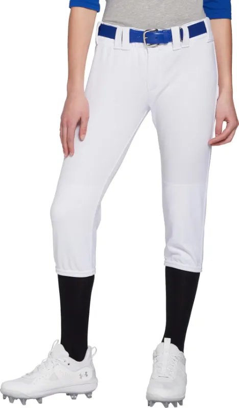 Photo 1 of DeMarini Girls' Fierce Pant | White | Size XS
