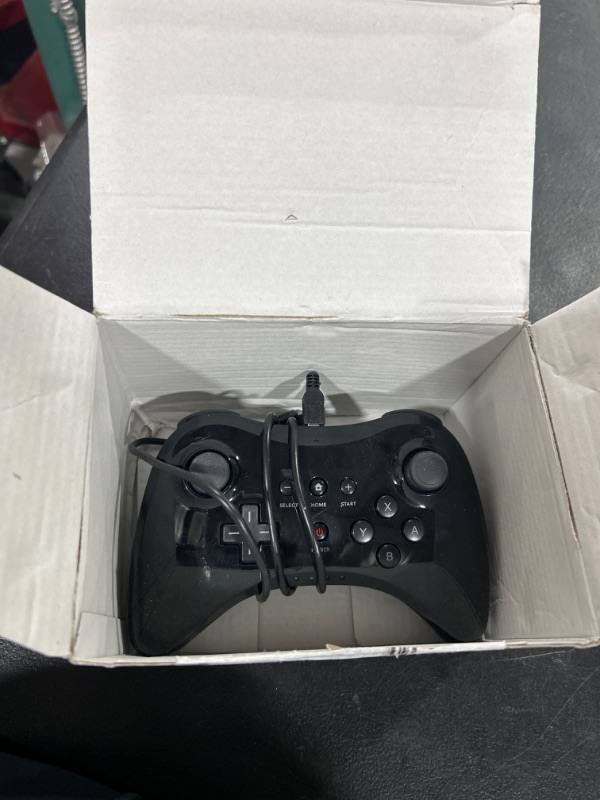 Photo 1 of CuleedTec Black Classic Wireless Pro Controller Game Controller Gamepad Joypad Remote for Wii U https://a.co/d/iAFtnCS
