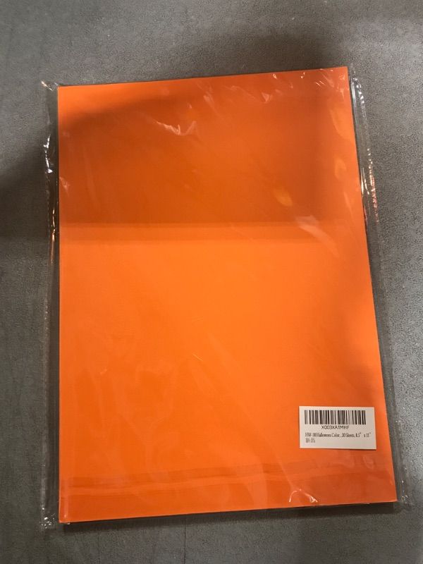 Photo 1 of 8.5*11" HALLOWEEN COLORS SHEETS