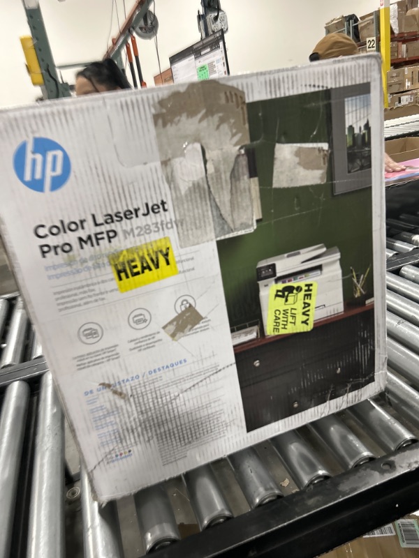 Photo 4 of HP Color Laserjet Pro Multifunction M479fdw Wireless Laser Printer, Print Scan Copy Fax, Automatic 2-Sided Printing, 28 ppm, 250-sheet, 512MB, Compatible with Alexa, Bundle with JAWFOAL Printer Cable M479fdwA