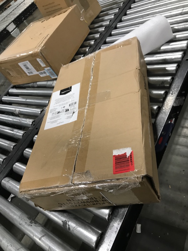 Photo 3 of Amazon Basics 4-Shelf Adjustable Storage Shelving Unit (200 lbs Loading Capacity per Shelf), Steel Organizer Wire Rack, Black (24" L x 14" W x 48" H) 4- Shelf Narrow No Wheels Black