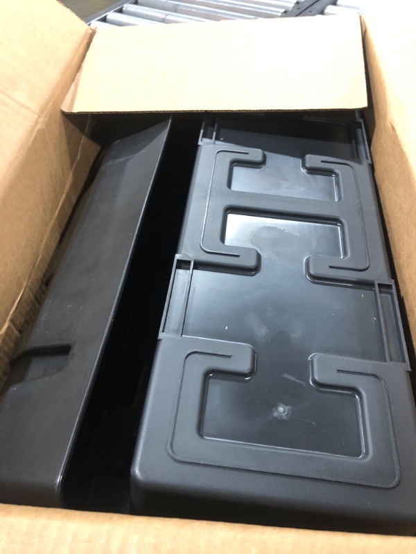 Photo 2 of Camco Heavy Duty Double Battery Box with Straps and Hardware - Group GC2 | Safely Stores RV, Automotive, and Marine Batteries | Measures Inside 21-1/2" x 7-3/8" x 11-3/16" | (55375) Frustration Free Packaging Double Battery Box