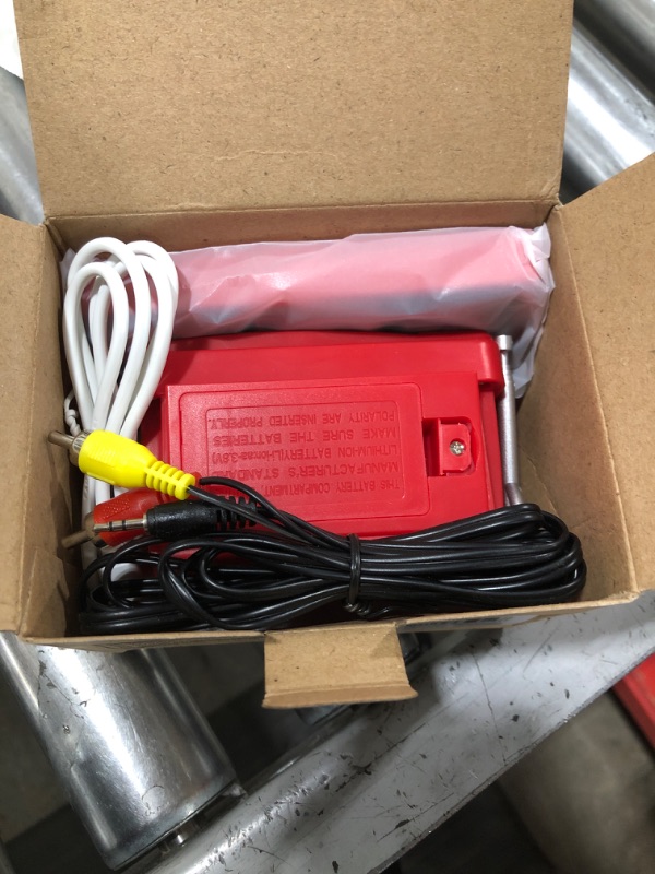 Photo 1 of Retro Video Games Console for Kids Adults Built-in 308 Classic Electronic Game 3.0'' Screen Mini TV Games Console Support TV Output and USB Charging Birthday Xmas Gift for Boys Girl 4-12 (Red)