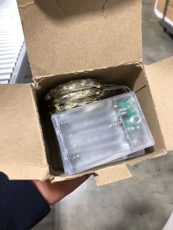 Photo 1 of 4 Pack Fairy Twinkle Lights Battery Operated, 20FT 60 LED Waterproof, Silver Copper Wire with Timer for Christmas Wedding Patio Party Indoor Outdoor, Warm White Warm White 4PK?60LED?