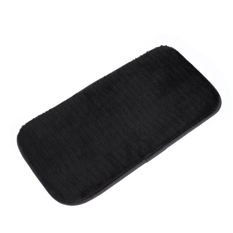 Photo 1 of 1PC Car Armrest Box Pad Cover Auto Interior Arm Rest Seat Covers Pad (Black, Random Back Color)
