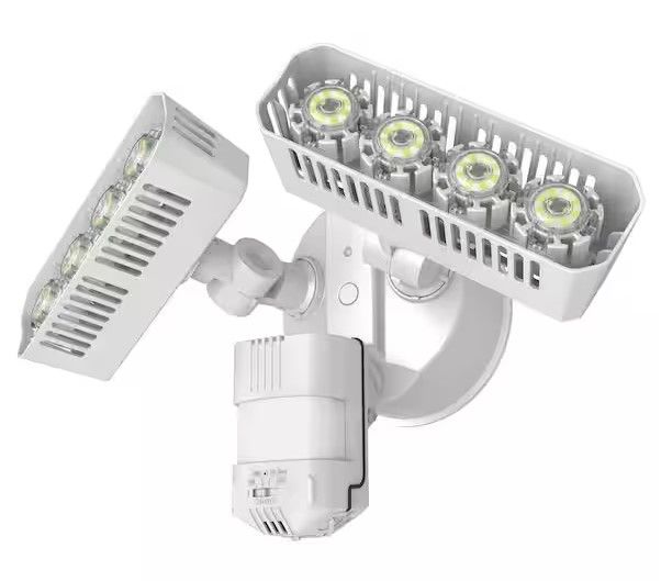 Photo 1 of 36W 180-Degree White Motion Sensor Dusk to Dawn Outdoor LED Waterproof Flood Security Light, 3600 Lumens 5000K Daylight
