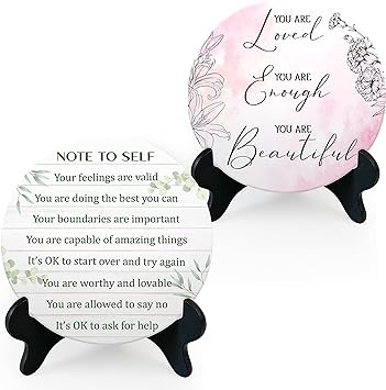 Photo 1 of 2 Pcs Therapy Office Desk Decor Mental Health Décor for Calming Corner Décor, School Counseling Office, Classroom Teacher, Counselor, Women, Girl 