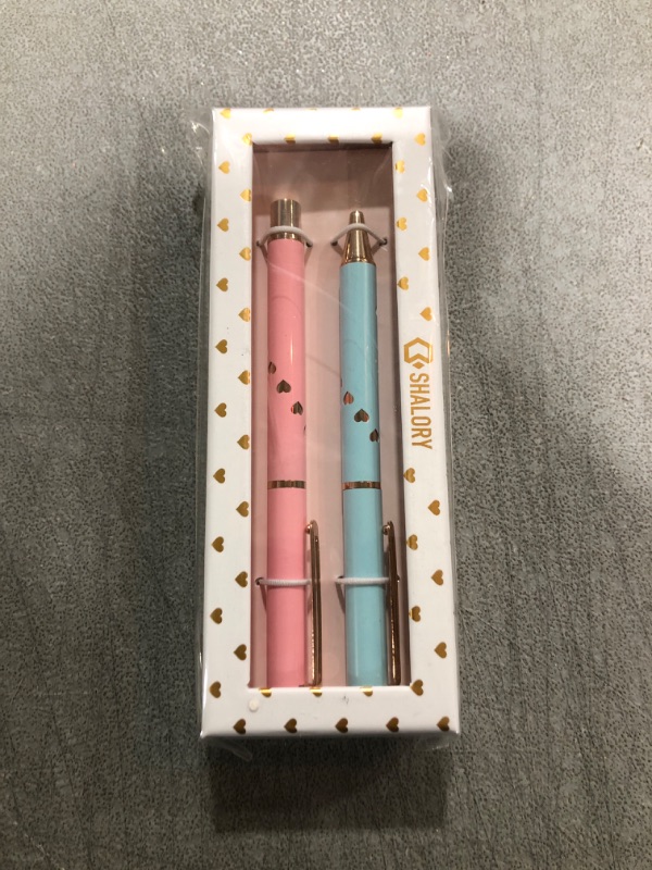 Photo 2 of SHALORY Cute Ballpoint Pen & Roller Ball Pen Christmas Gifts Thanksgiving Gifts Box Black Ink Metal Pens for School/Office Supplies for Girl Birthday Gifts Girlfriend Couples Mom Lady Boss