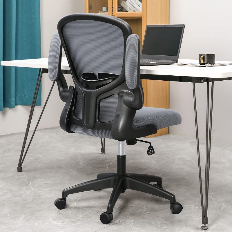 Photo 1 of Office Desk Chair, Ergonomic PC Desk Chair with Wheels, Adjustable Lumbar Support and Height