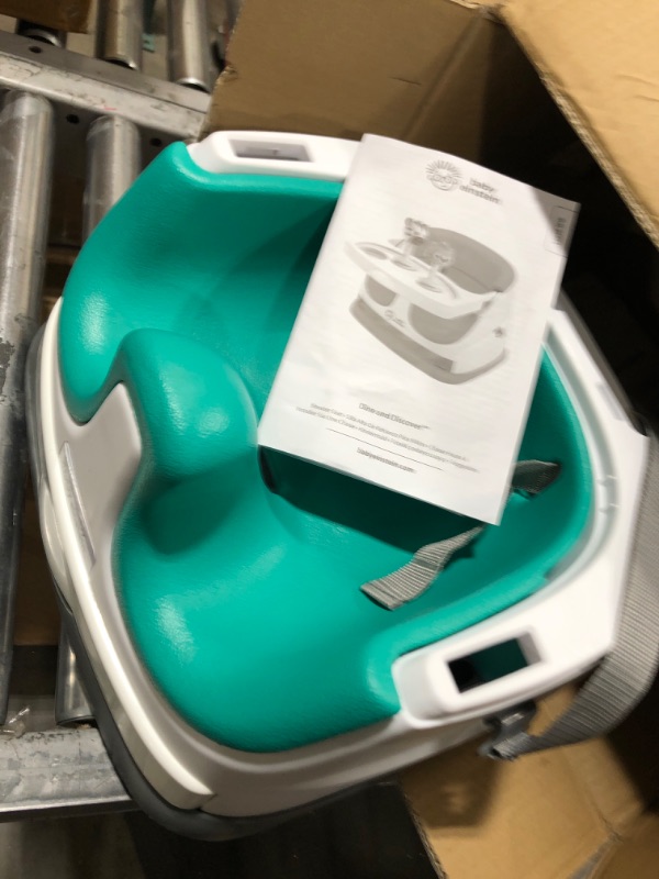 Photo 2 of Baby Einstein Dine & Discover Multi-Use Booster Feeding & Floor Activity Seat with Self-Storing Tray
